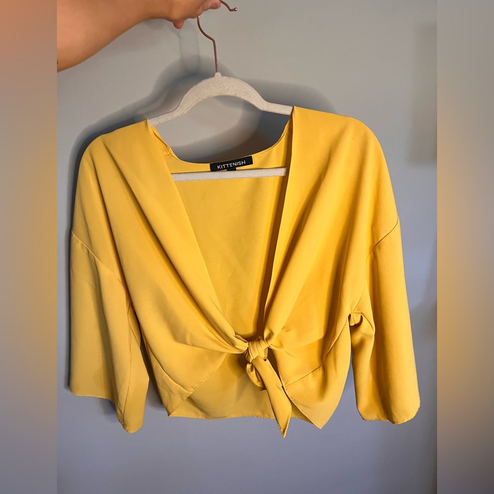 Kittenish Tie Shirt
